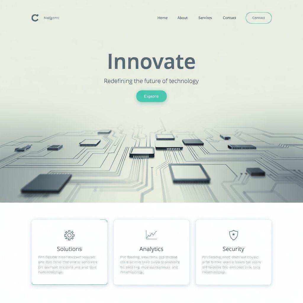 Dynamic Minimal Website