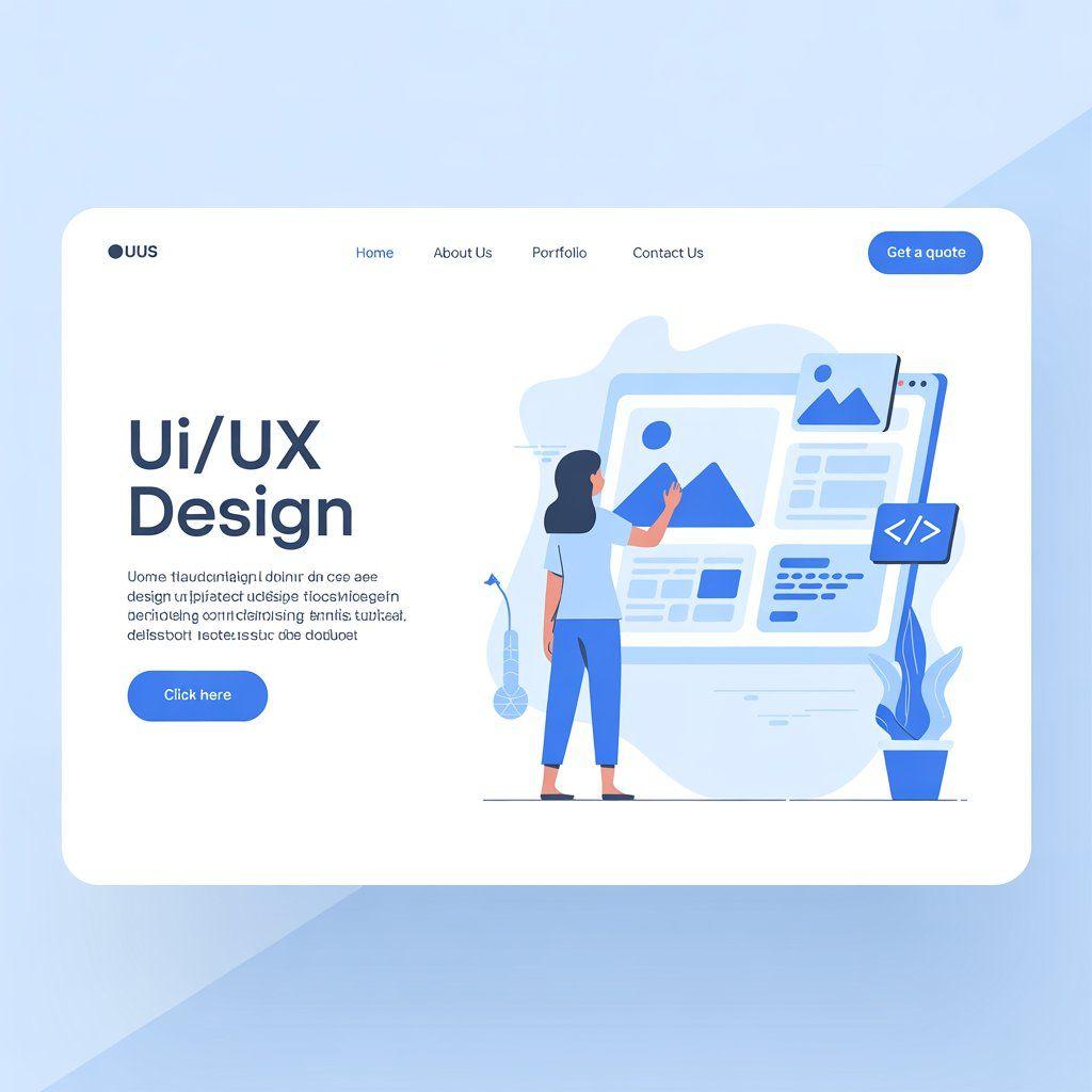 UI/UX Minimal Website
